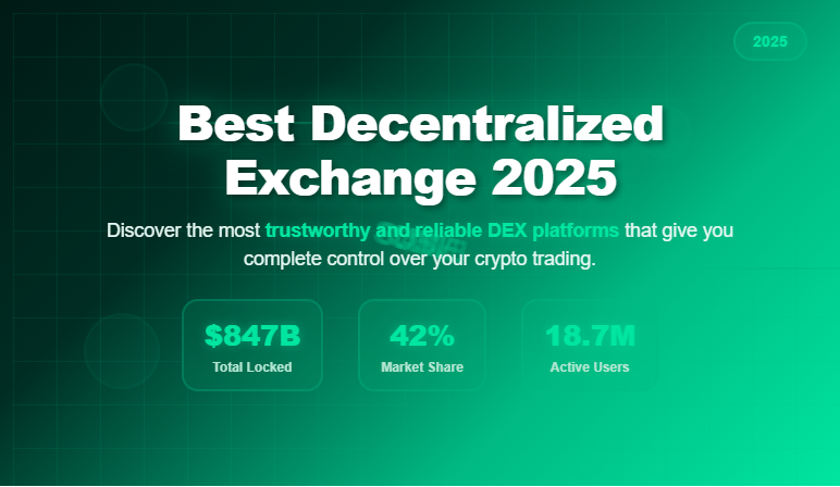 Best Decentralized Exchange 2025: Complete 101 Guide